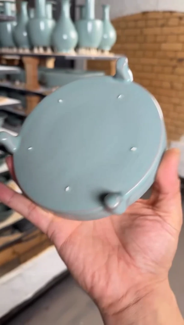 6-5三足樽承盘）（14cm）