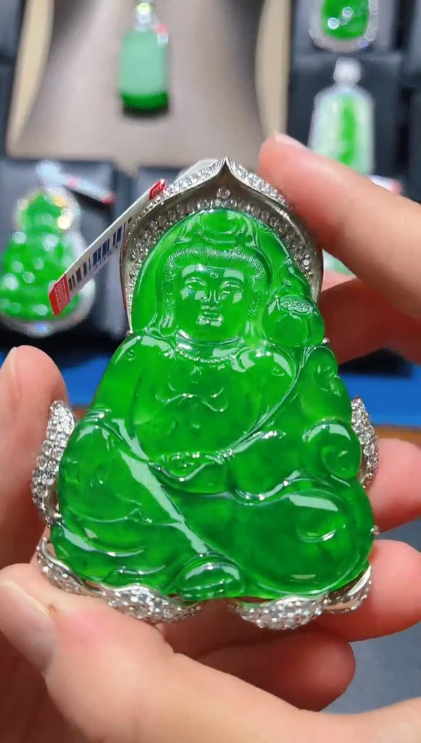 翡翠未镶嵌颈饰天然Z03