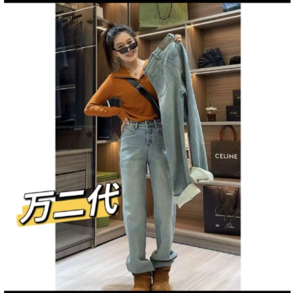 【加厚绒】阿雅家-万二代97665/97612 加厚绒牛仔裤