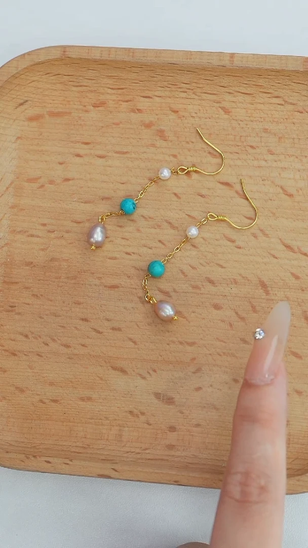 未镶嵌淡水珍珠耳饰发货一件