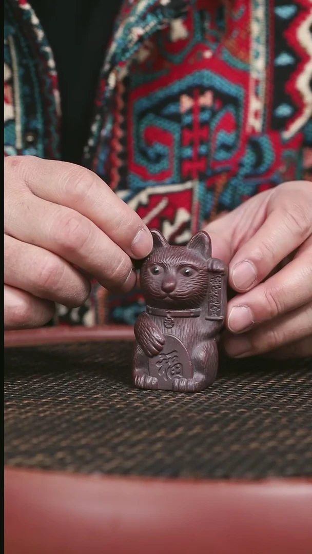 【闪购商品】紫砂紫砂招财猫/////////