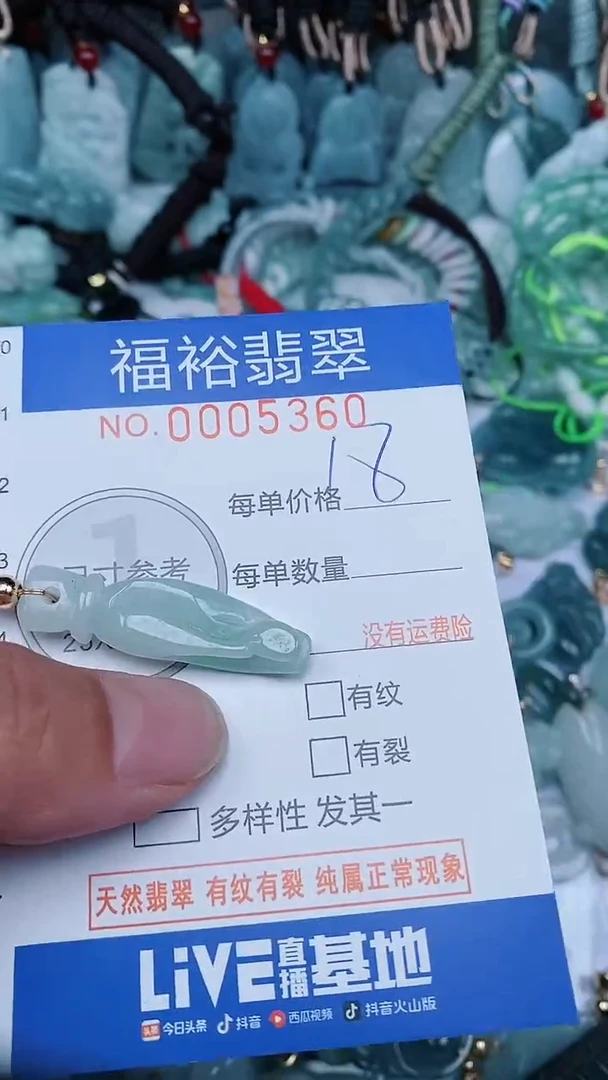 【闪购商品】翡翠颈饰未镶嵌...0005360