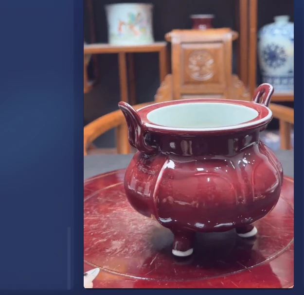 百年禄丰骨瓷 高端仓出中式摆件手绘唐宋仿古元明清瓷器手工陶瓷