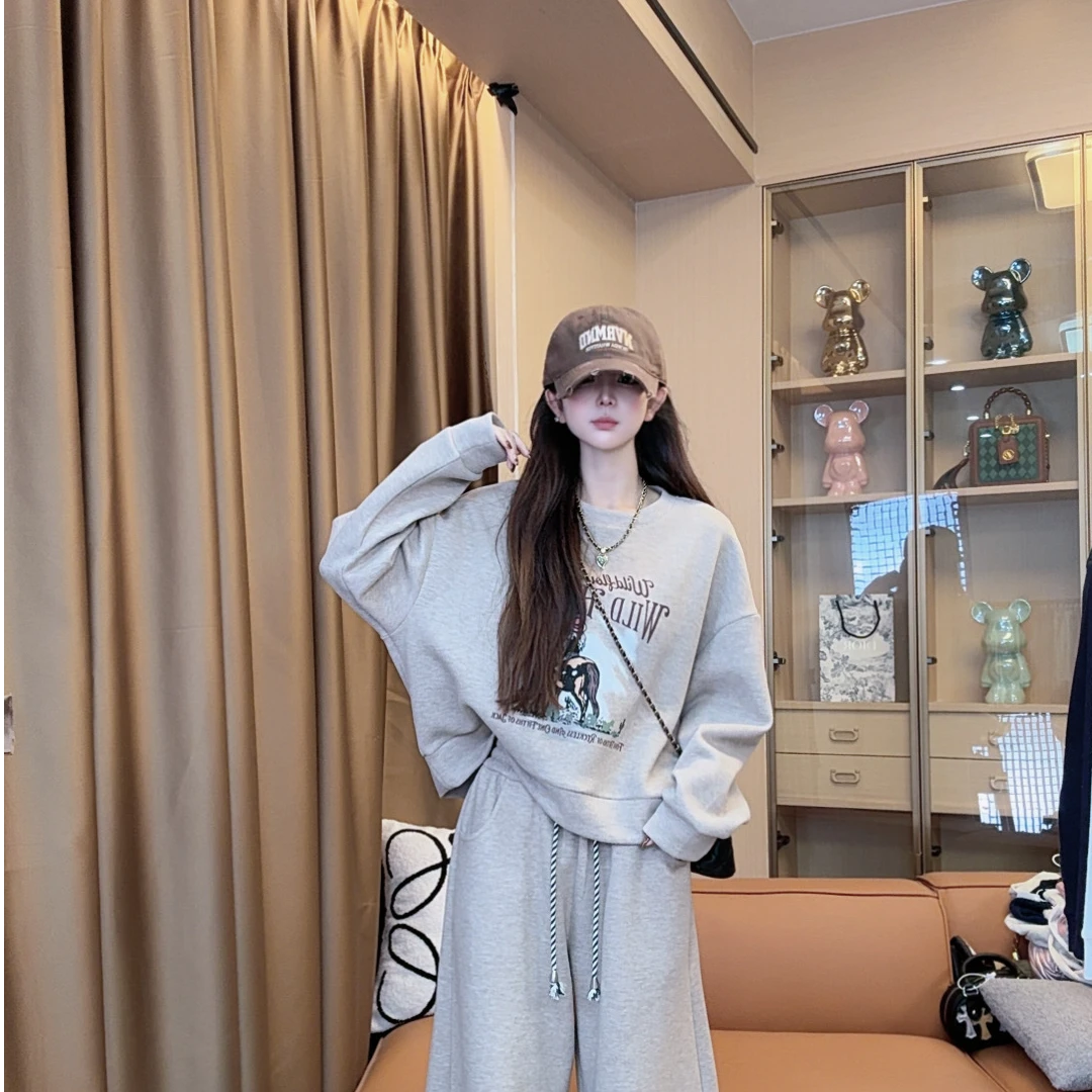 【西部牛仔】糯米姐2025新款百搭加厚卫衣AE0475