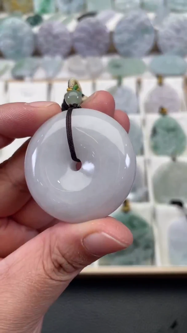 颈饰未镶嵌翡翠天然缅甸翡翠A货132