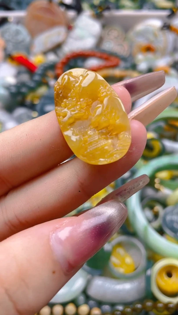 【闪购商品】翡翠颈饰未镶嵌/M/翡翠A货一图一物