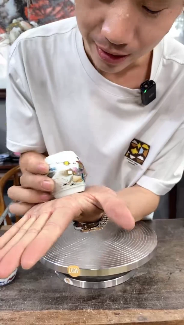 吴义松陶瓷联盟手绘陶瓷编号：4001