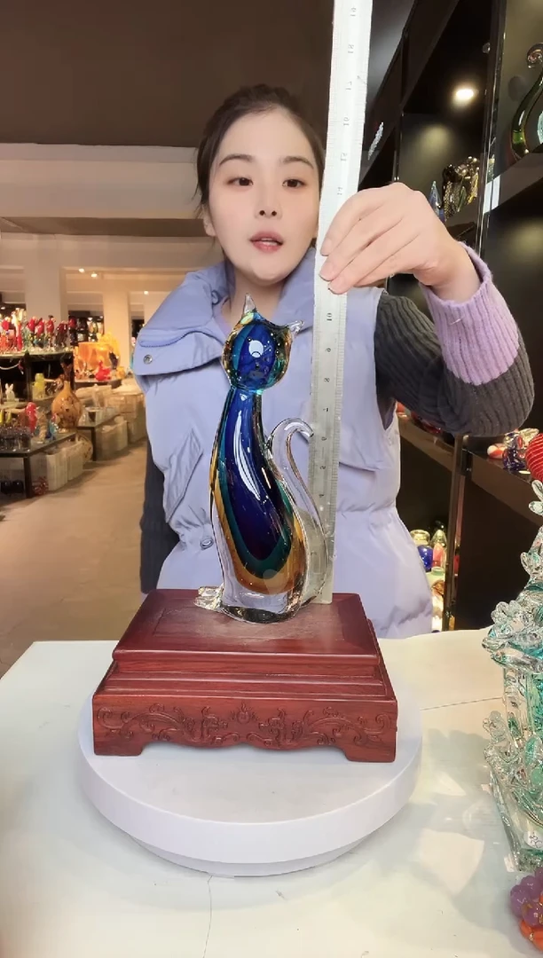 【闪购商品】茶盏琉璃摆件家居摆件