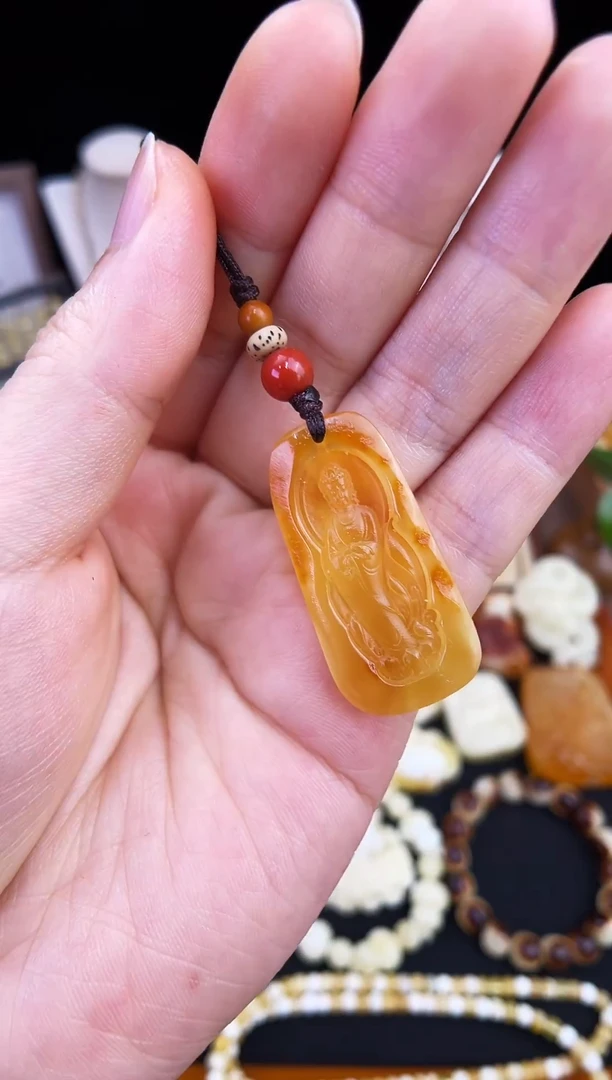 琥珀未镶嵌珠宝奇石柒月