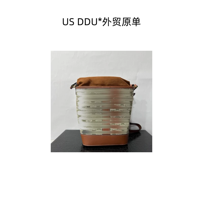 A264凯 绣花绿绣花水桶斜挎包 8860/S021
