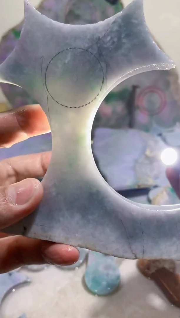 裸石翡翠0蒙0翡翠珠宝844