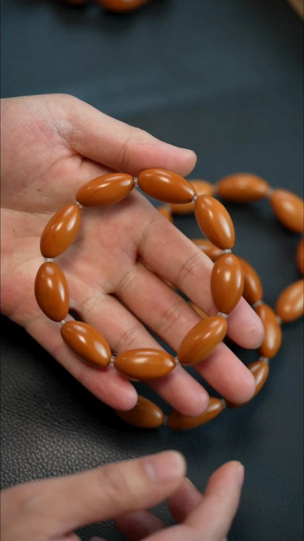 手串/手链橄榄核鹅卵石  长桩水晶核15mm