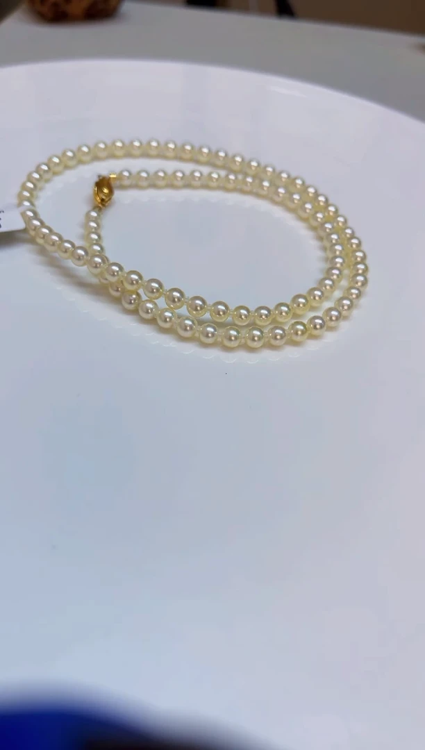 海水珍珠未镶嵌颈饰akoya ss4.5-5mm