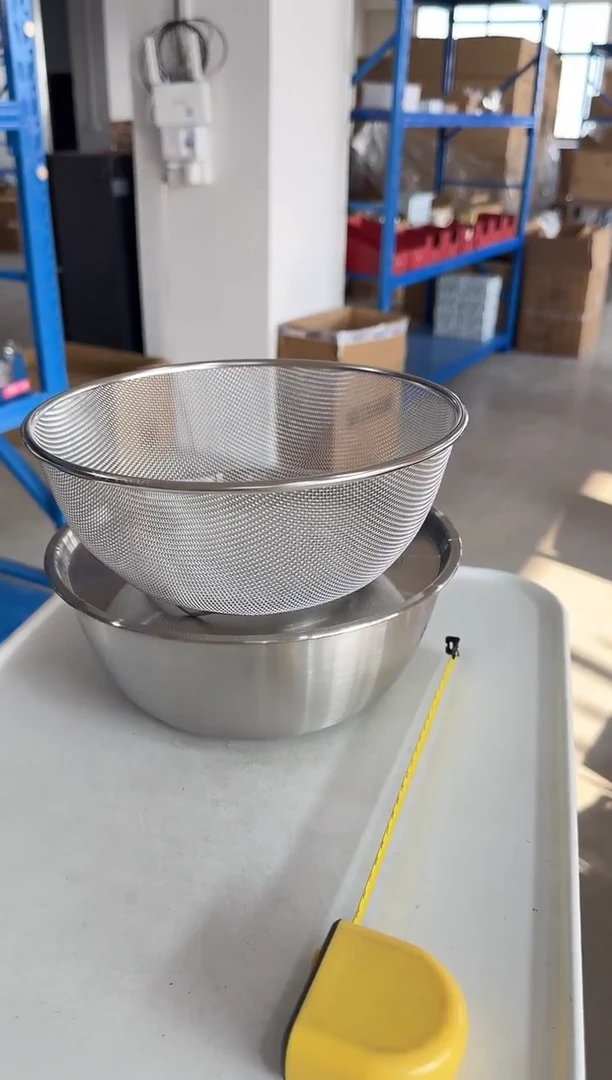 瓷片22cm不锈钢三件套