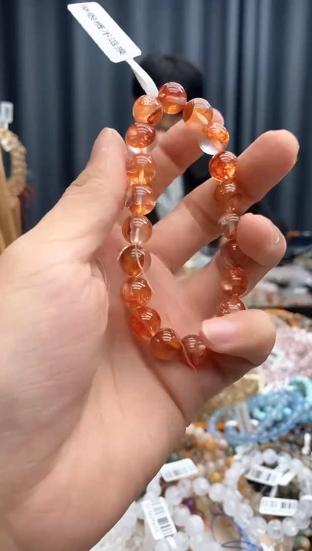 水晶手链未镶嵌璐***蕾胶花