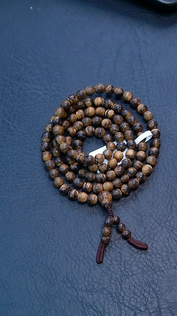 【闪购商品】沉香手串0.6*108文莱多圈九分沉13克+