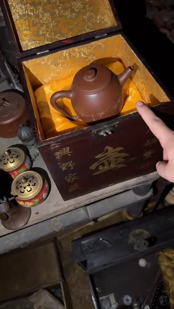 香榧木壶套盒===