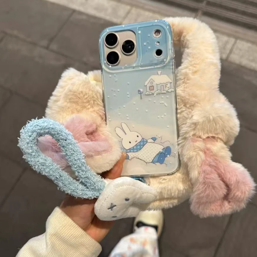 诚星泽雪地米菲兔适用苹果17pro手机壳华为oppo/小米/vivo/新款软