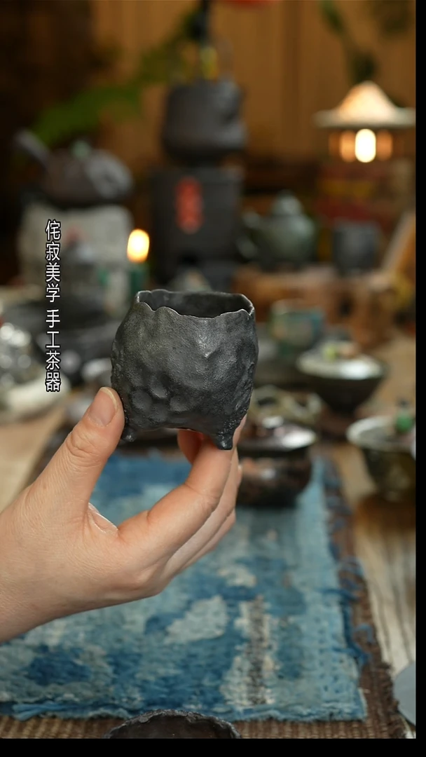 原矿陶土手作柴烧主人杯