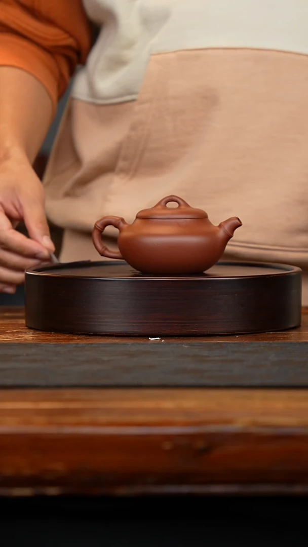 【闪购商品】紫砂茶壶WJQ-竹韵壶240cc