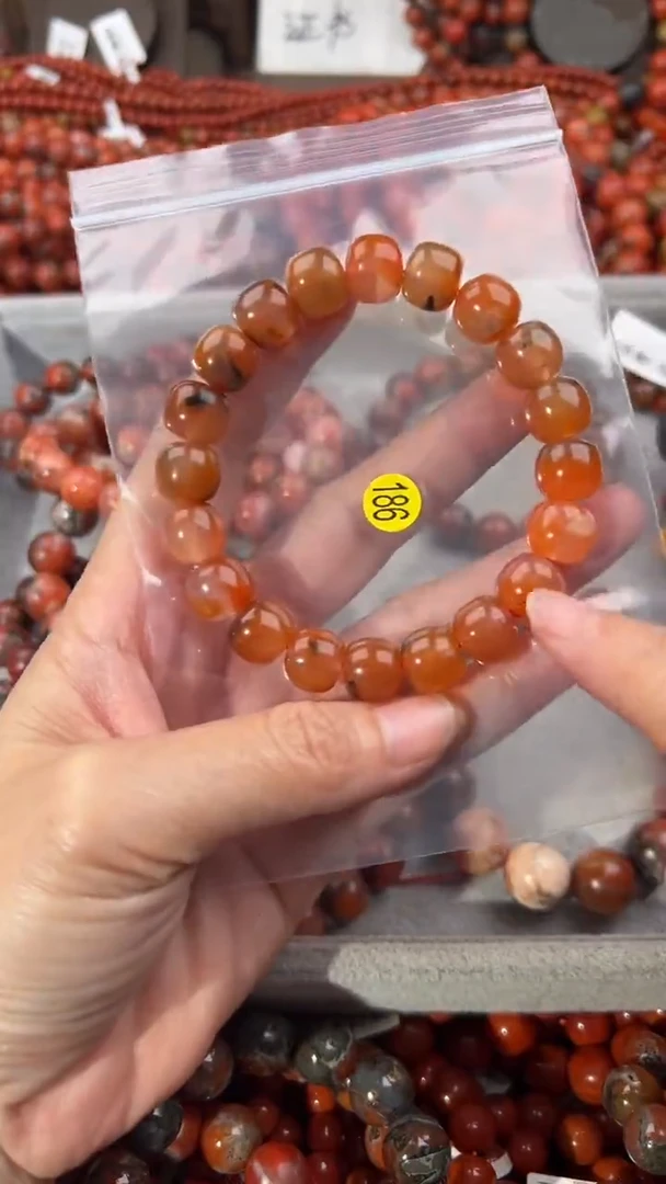 南红玛瑙手串未镶嵌11
