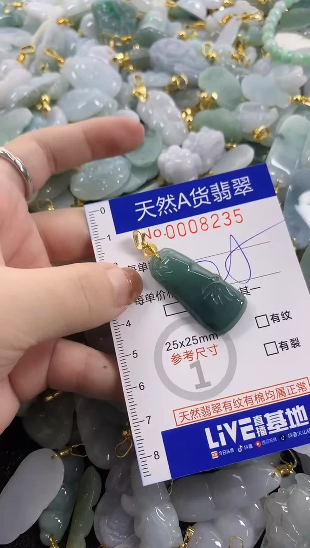 颈饰未镶嵌翡翠天然A货翡翠