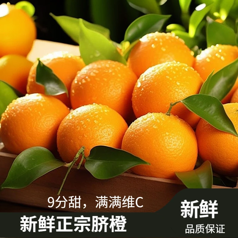 橙子正宗赣南脐橙新鲜水果鲜果整箱礼盒包装赣南宜昌产地直发包邮