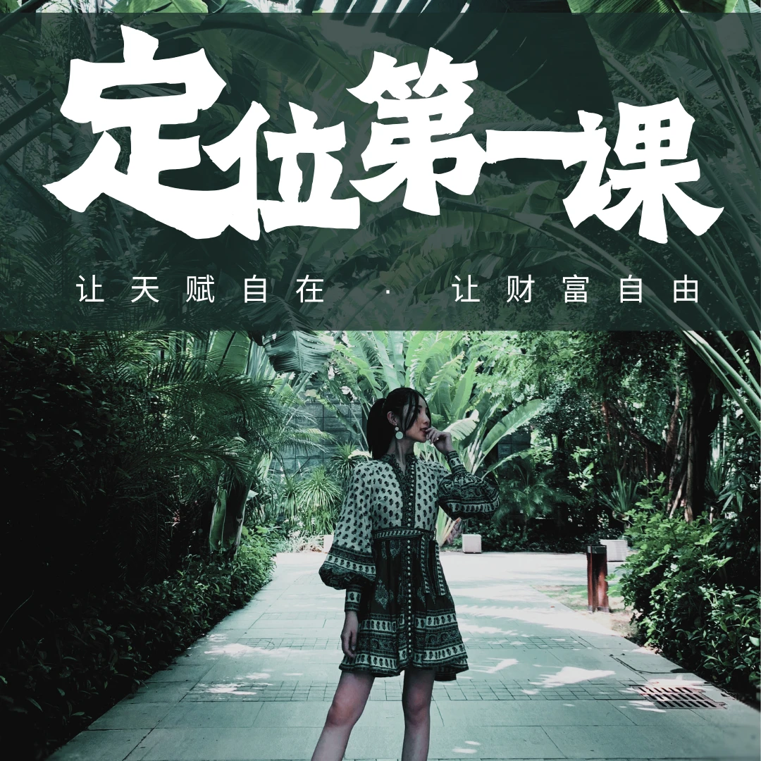 【下单备注手机号】天赋与财富定位:重塑人生路径内部课