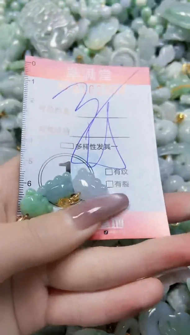 【闪购商品】翡翠颈饰未镶嵌闪购0102304多样性发其一