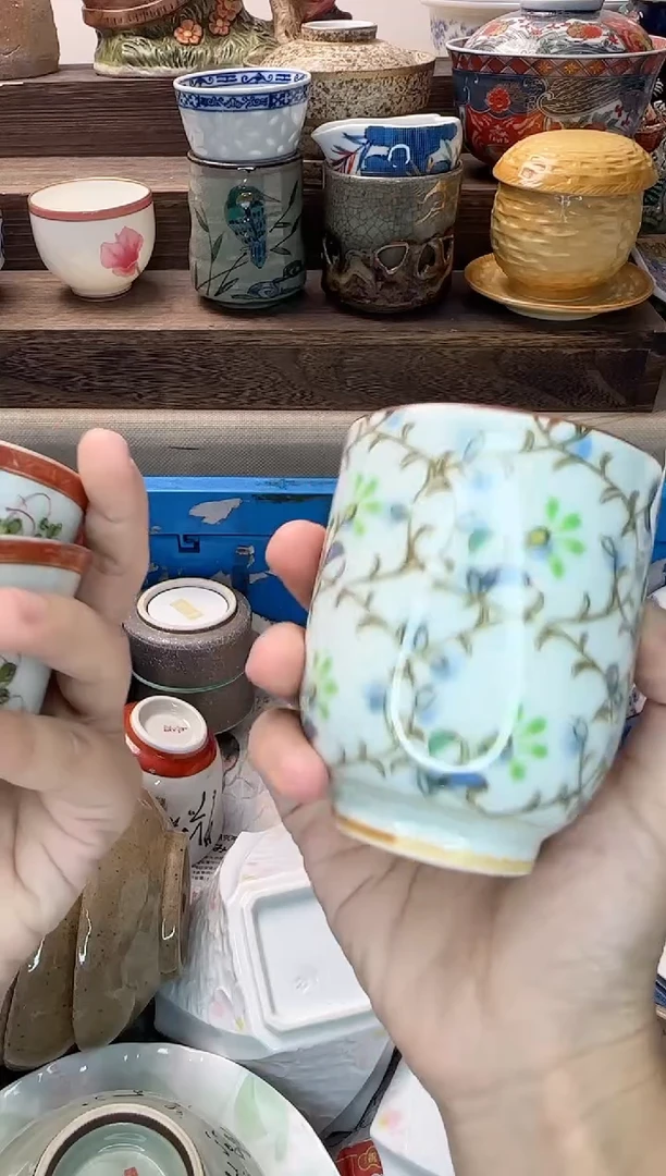 茶杯紫砂阿*641陶艺中古瓷器全场满18米包邮