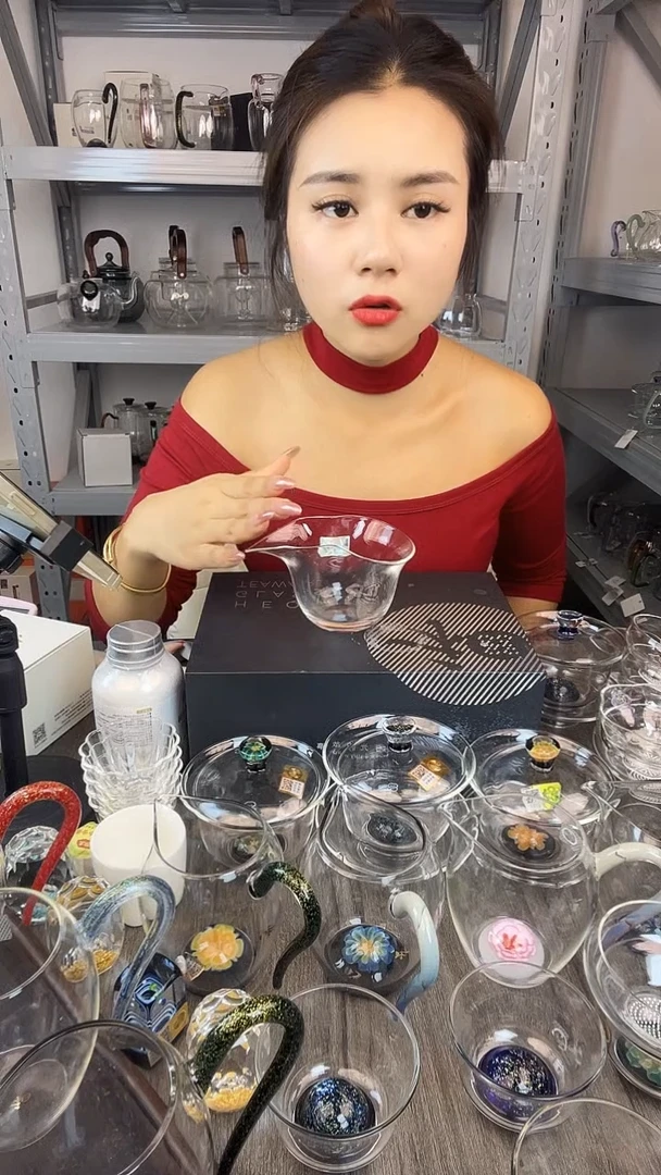 手工艺品玻璃禾器 福珑公道杯