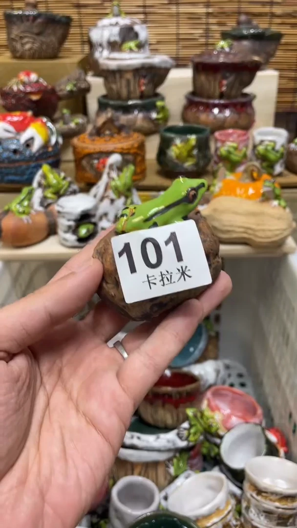 ?****#101精美粗陶手工柴烧