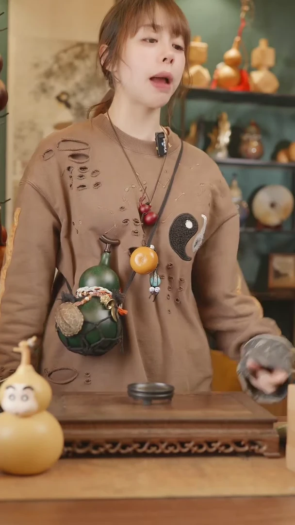 【闪购商品】273号精品天然大漆工艺防渗内胆酒葫芦~