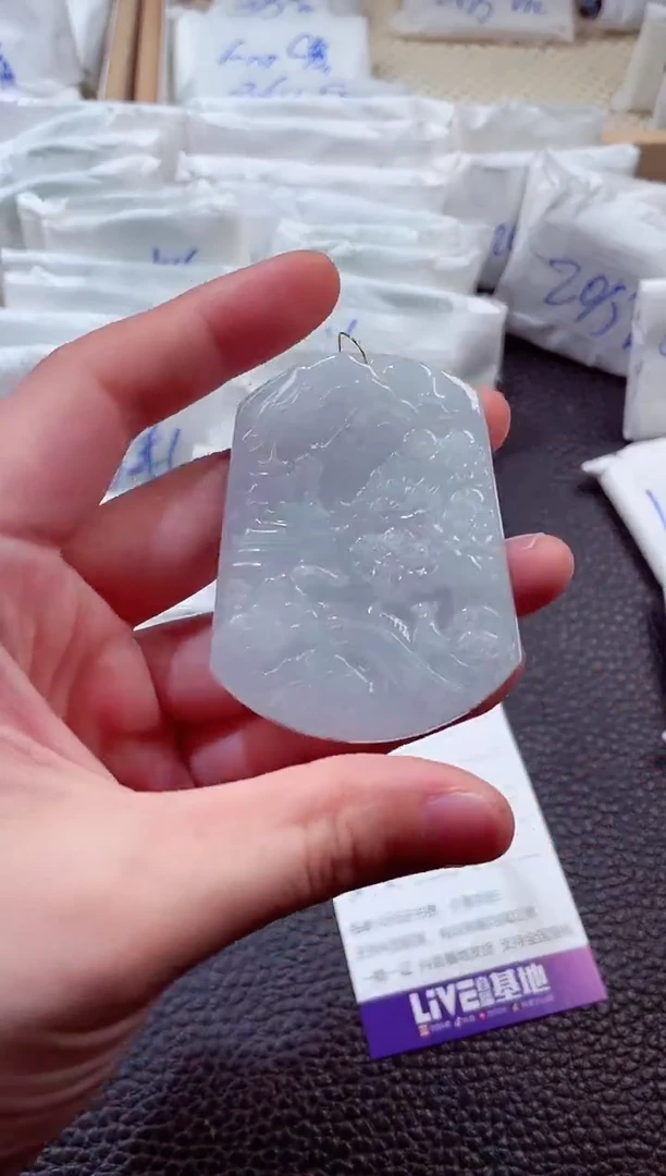 翡翠未镶嵌颈饰00002601
