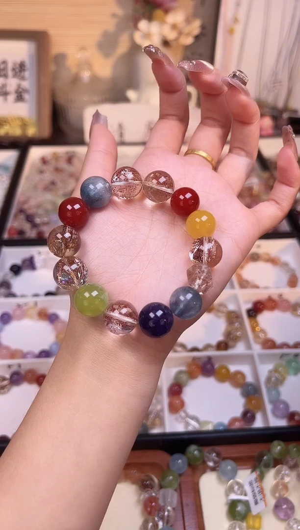 未镶嵌手链水晶青花瓷