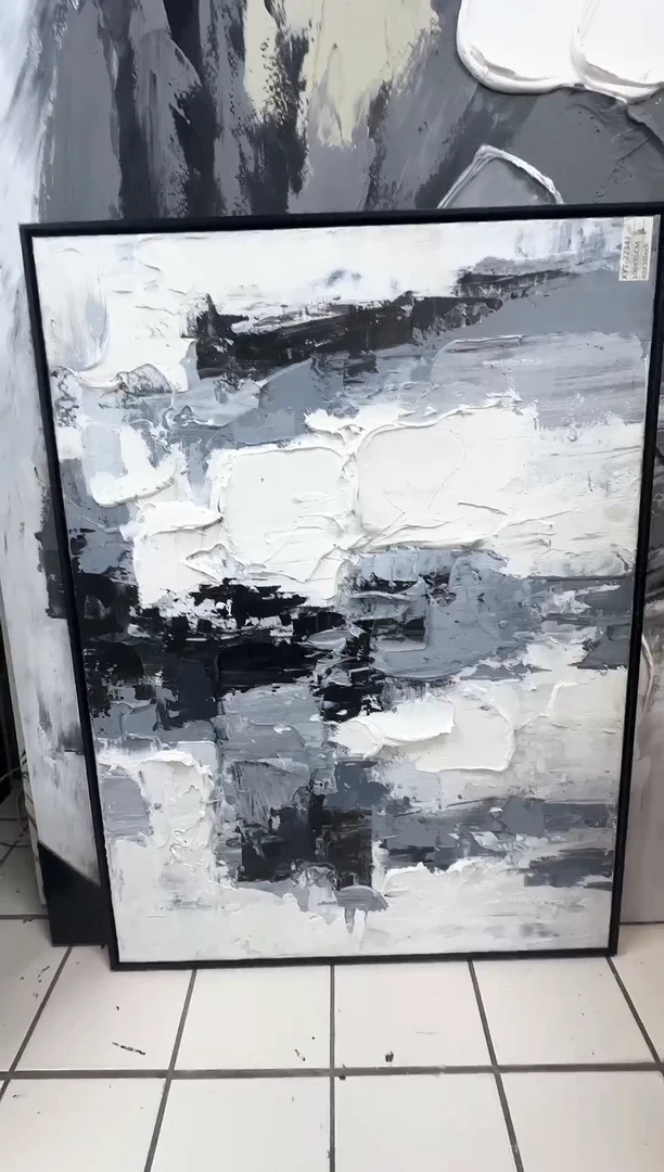 168现代艺术装饰画油画75cm*100cm