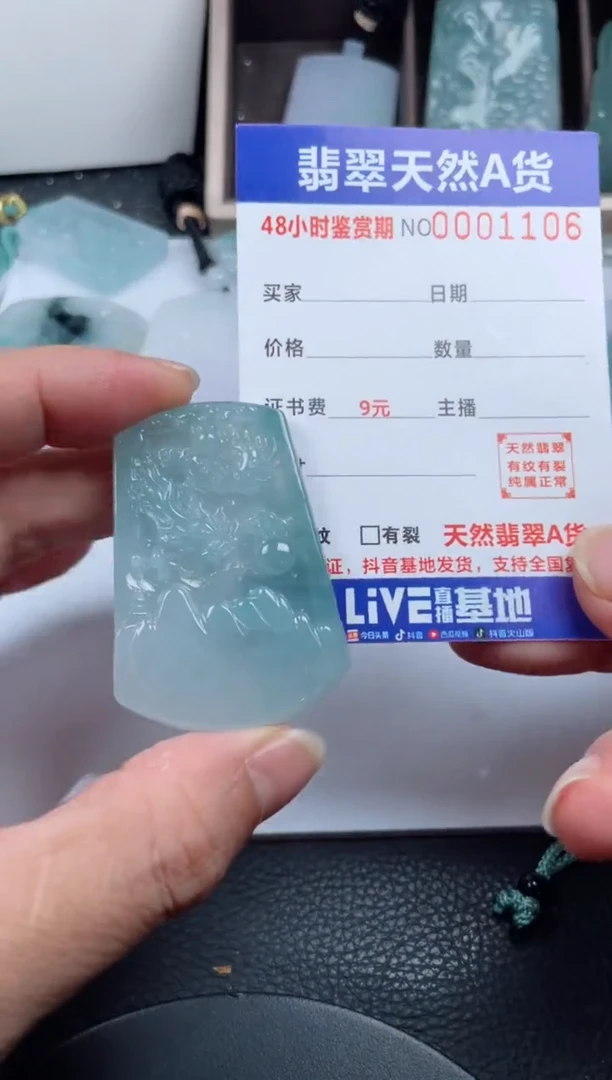 颈饰未镶嵌翡翠