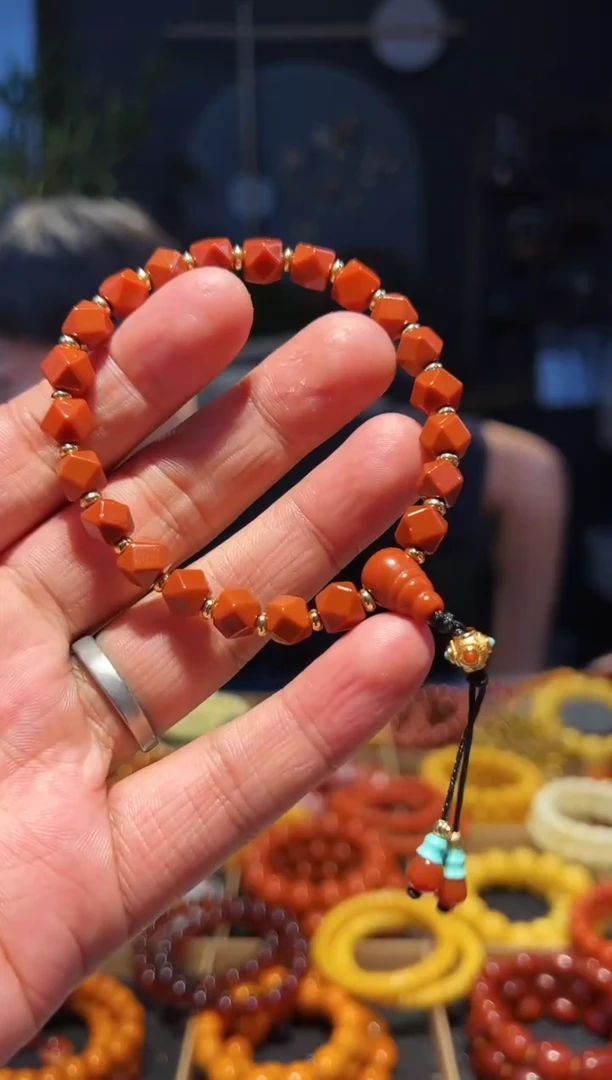 手链未镶嵌南红玛瑙手持