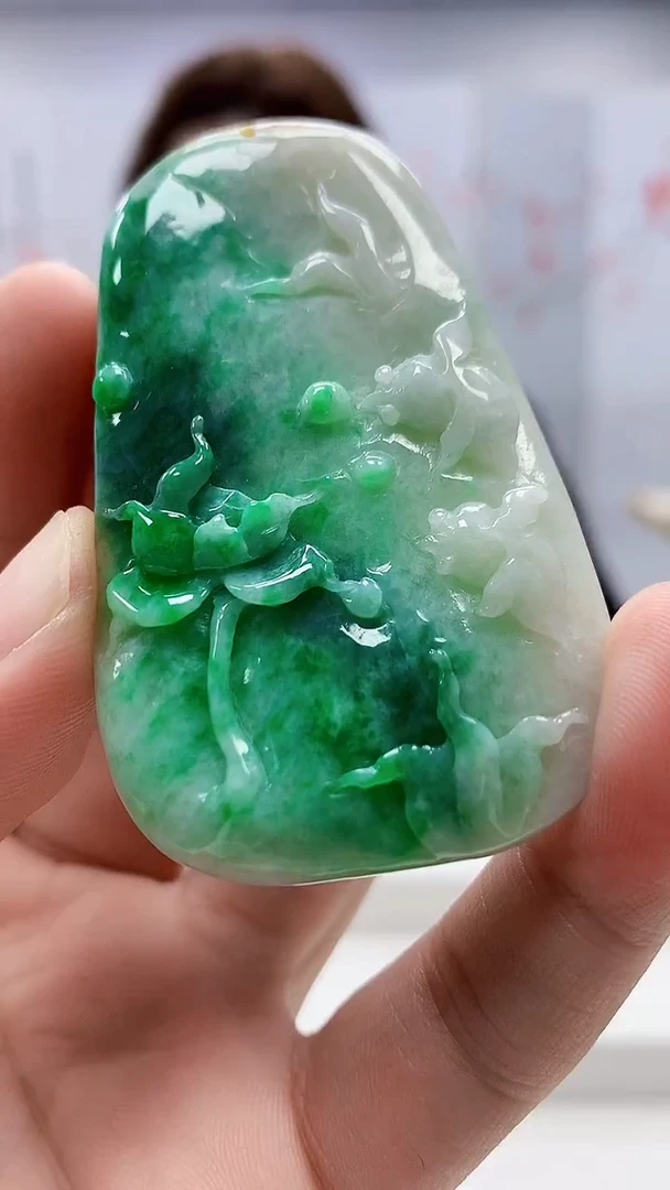 定制翡翠未镶嵌4829bb-毛货挂件24