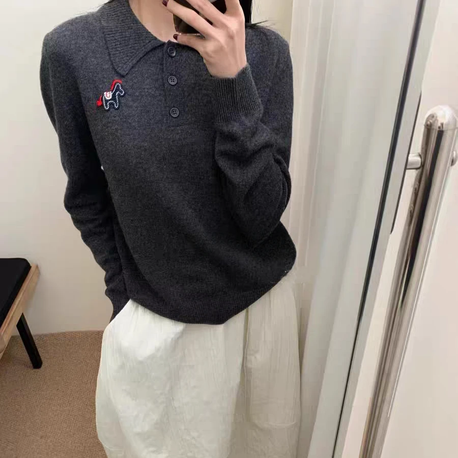 J衣长54    7023【卡通小马】毛衣