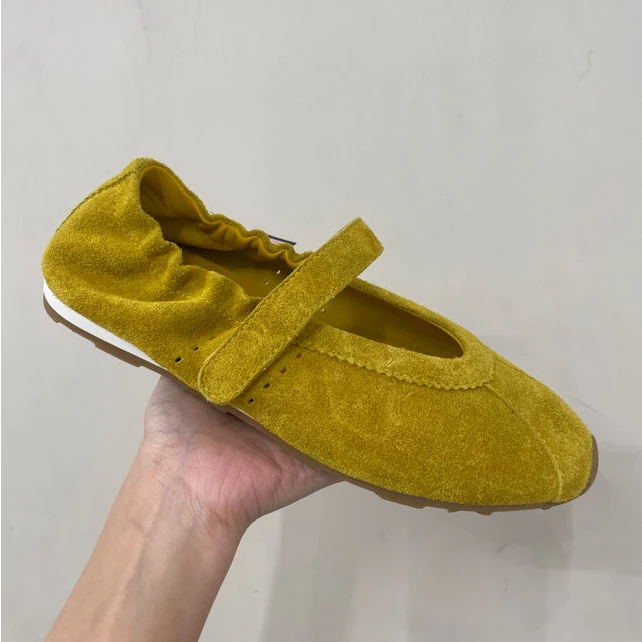 诗歌兰浅口魔术贴玛丽珍芭蕾舞单鞋3016-62