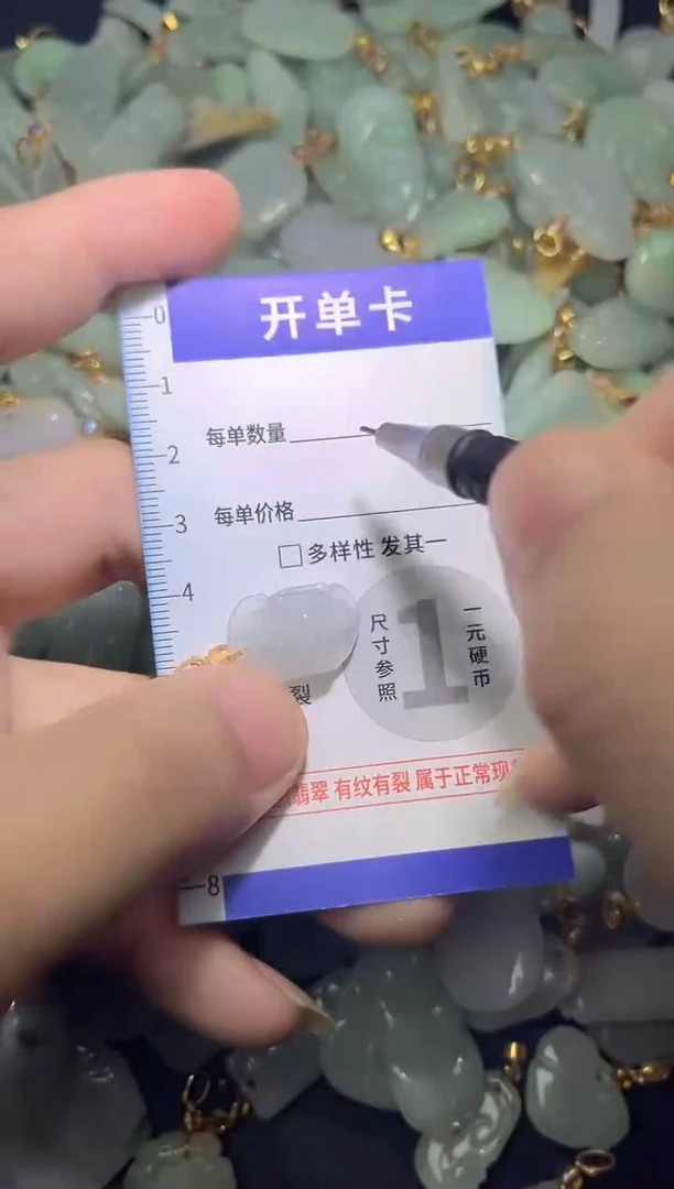 颈饰未镶嵌翡翠天然A货翡翠