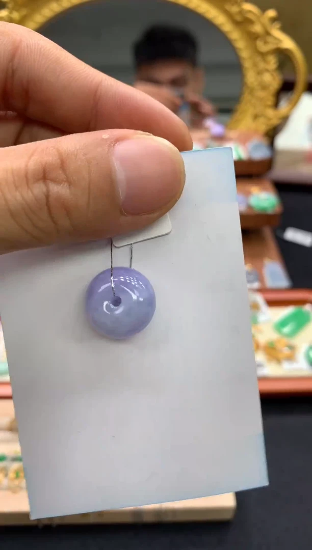 吊坠(不含链)未镶嵌翡翠平安肉扣