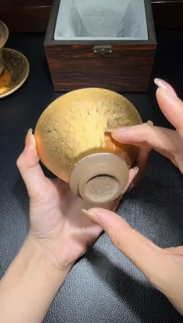 茶盏李英金油滴盏128