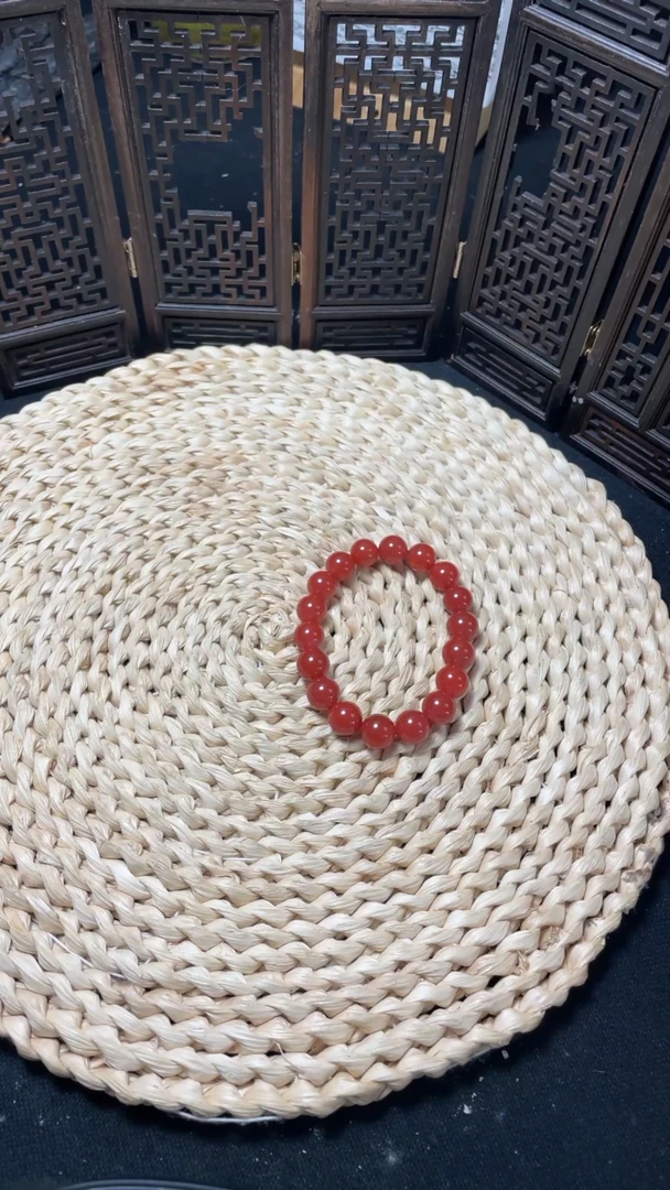 未镶嵌手串南红玛瑙肥*手串11+mm