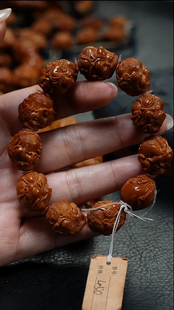 手串/手链橄榄核鱼子精品核文化