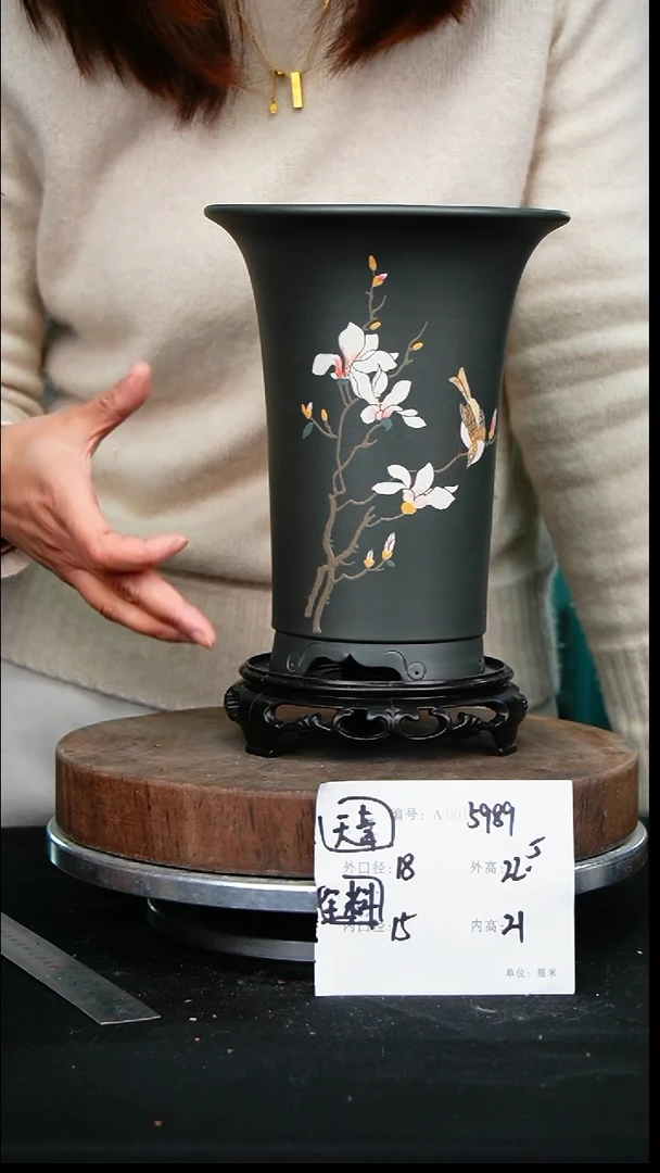 紫砂花盆5989+s紫砂花盆