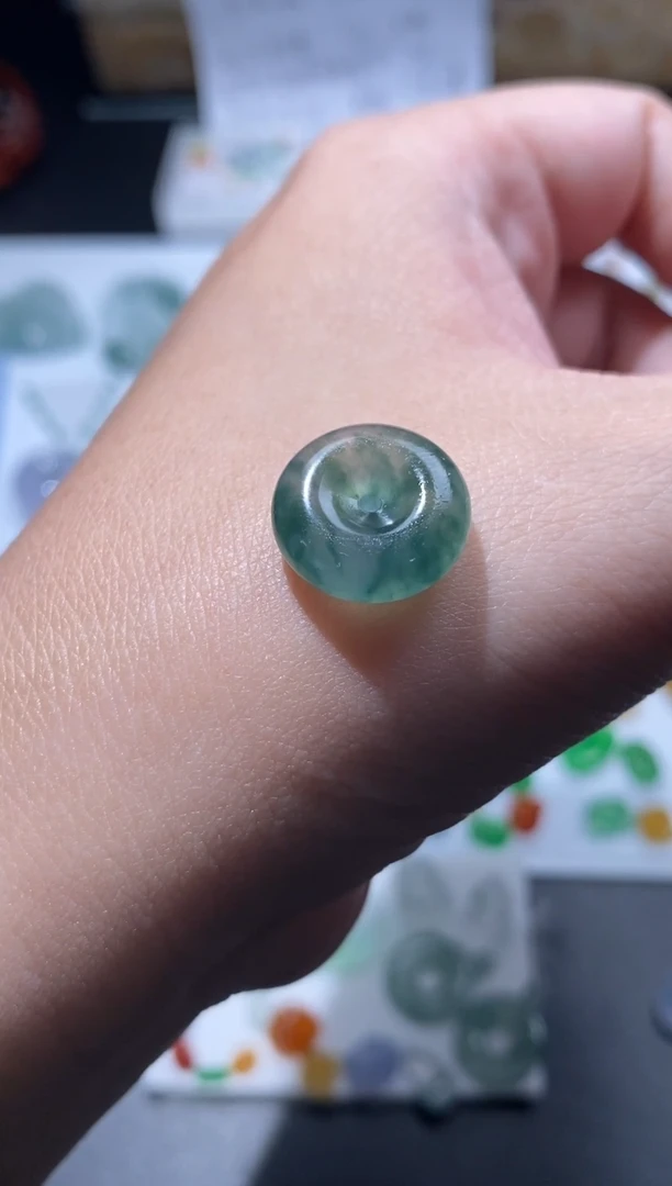 未镶嵌定制翡翠扣子