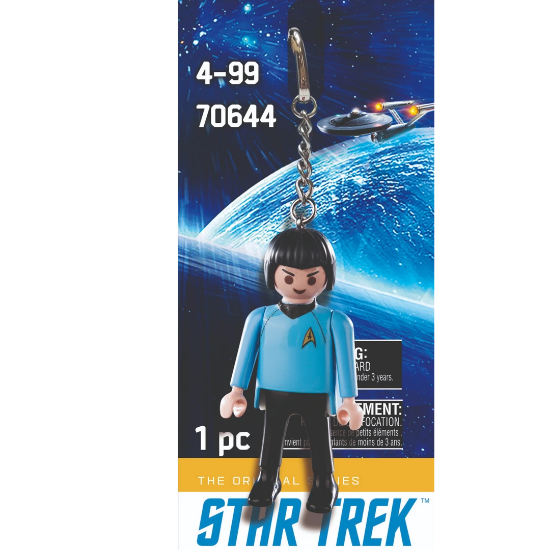 摩比世界史波克先生钥匙圈70644儿童玩具