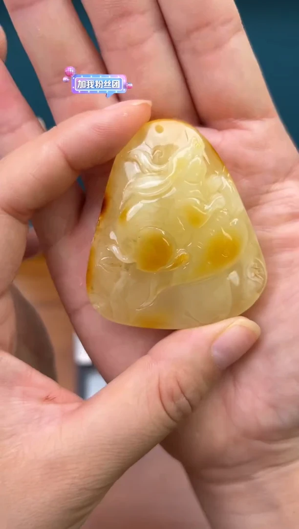 未镶嵌琥珀裸石琥珀蜜蜡吊坠